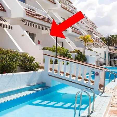 Precioso Alojamiento Con Piscina En Urbanizacion * Playa de las Americas (Tenerife)